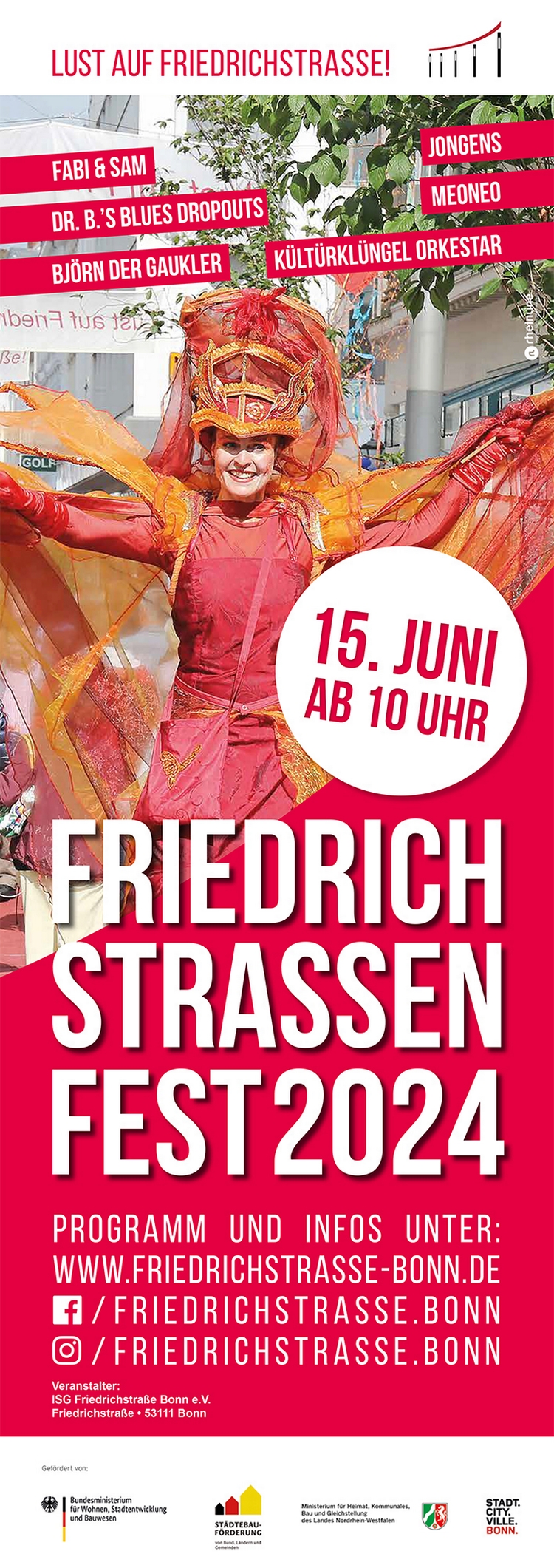 Plakat Friedrichstrassenfest 2025 Plakat Friedrichstrassenfest 2025